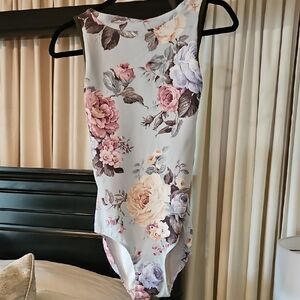 Eleve Dancewear Large Floral Leotard